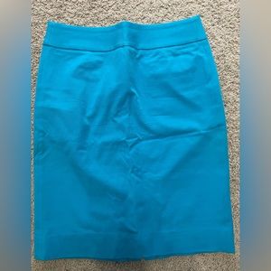 Banana Republic Size 6 Turquoise Blue Pencil Skirt